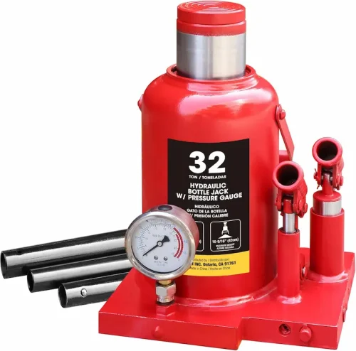 Specialty Hydraulic Bottle Jack With Pressure Gauge