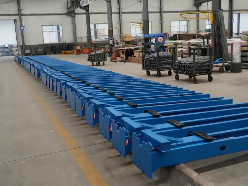 workshop of two post lift