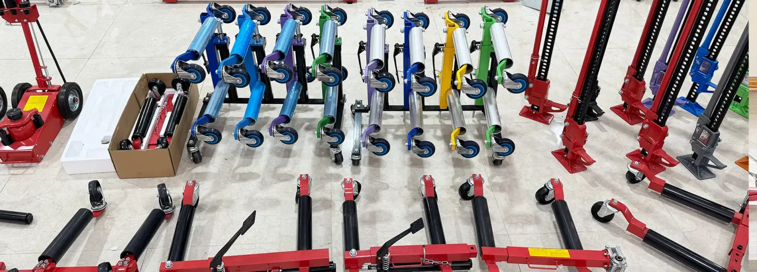 Vehicle Positioning Jack Showroom