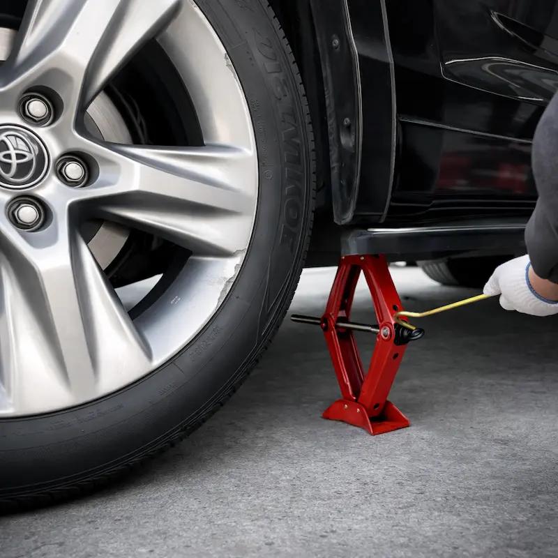 actual use of scissor jack